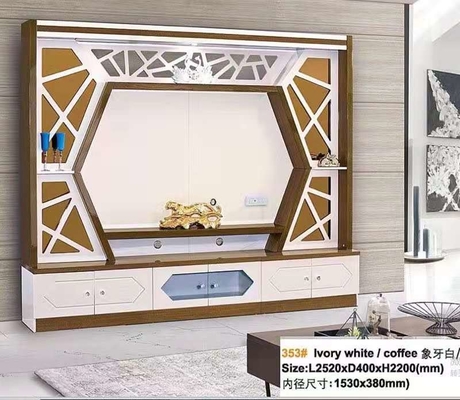 أسود Armoire ارفع خزانة تلفزيون أوتوماتيكية رفع نهاية بيضاء مخفية منبثقة خزانة تلفزيون