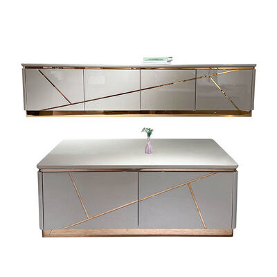 تصميم عصري غرفة المعيشة الخشبية خزانة التلفزيون التخزين المنزل الأثاث الأزياء الفاخرة