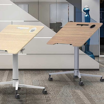 MDF قابل للتعديل محطة العمل الغاز رفع الجدول 800 * 600 * 18mm