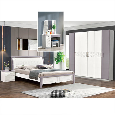 طقم غرفة نوم Cappellini Wood Minimalist 1800 * 2000mm سرير مزدوج إسكندنافي