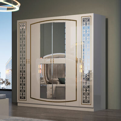 بيع بالجملة الرخيص كامل 5 قطع أثاث غرفة نوم حديث مجموعة المنزل شقة كاملة الإطار الخشبي مزدوج الفاخرة الملك حجم السرير