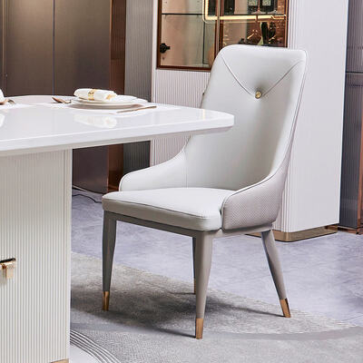 طاولة طعام خشبية فاخرة حديثة ومجموعة كراسي 6 مقاعد أثاث أبيض مجموعات غرفة طعام خشبية كاملة