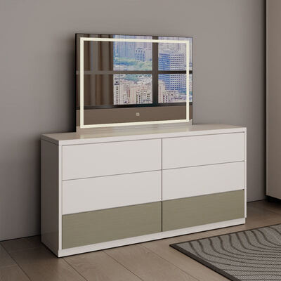 غرفة نوم كاملة في الخشب الكلاسيكي مع التخزين، الراحة الحد الأدنى الفاخرة أثاث غرفة نوم حديث