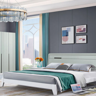 أثاث غرفة النوم مجموعة الأثاث الخشبية الهيكل المريح التخزين الحد الأدنى الجودة العالية الفاخرة غرفة النوم الحديثة