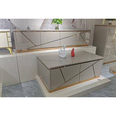 تصميم عصري غرفة المعيشة الخشبية خزانة التلفزيون التخزين المنزل الأثاث الأزياء الفاخرة