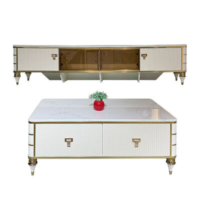 عالية الجودة الشمالية الأبيض الخشبية شاشة التلفزيون التخزين المنزل الأثاث الفندق الحديث الفاخرة MDF غرفة المعيشة تلفزيون خزانة