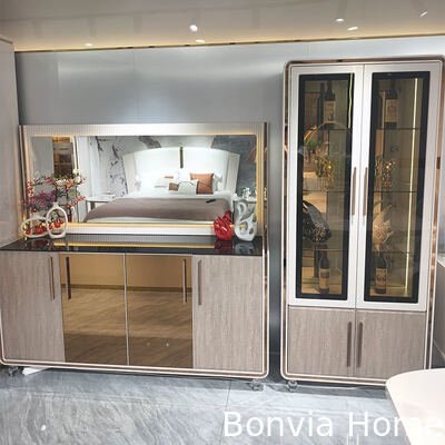 منزل فاخر عصري طاولة طعام خشبية 6 مقاعد مقاعد مستطيلة منزل مطعم كامل أثاث غرفة طعام مجموعة