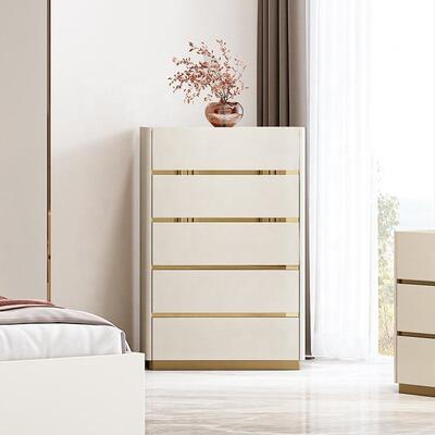 أماكن فاخرة خفيفة Meuble De Chambre أطقم غرف نوم كاملة حديثة أثاث خشبي إطار مزدوج فاخر طقم غرفة نوم بحجم كينغ