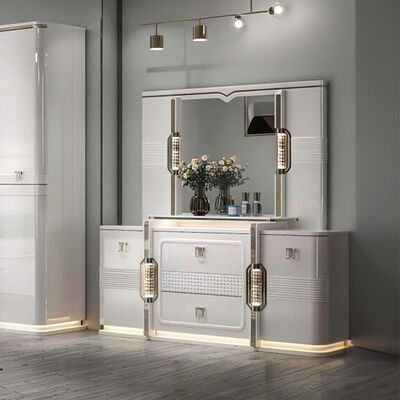 المجموعات De Chambre مقعد الملك حجم غرفة نوم فاخرة يضع المنزل غرفة نوم مزدوجة خشبية تركية أثاث غرفة نوم حديث