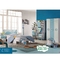 مجموعة عازلة لغرفة نوم الأطفال باللون الأزرق الفاتح