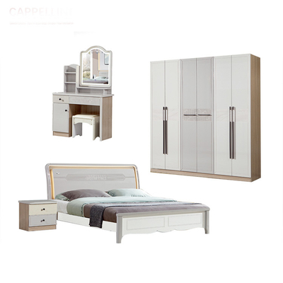 أثاث غرفة نوم Cabrini King Size Minimalist أثاث الفندق مجموعات المنزل