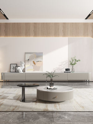 خزانة تلفزيون رخامية مزيج طاولة قهوة Cabrini Slate