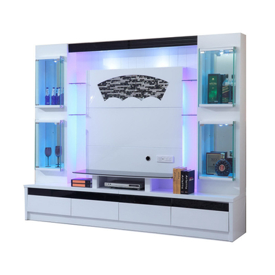 غرفة المعيشة Armoire Antique Furniture MDF Panel Ashley TV Cabinet